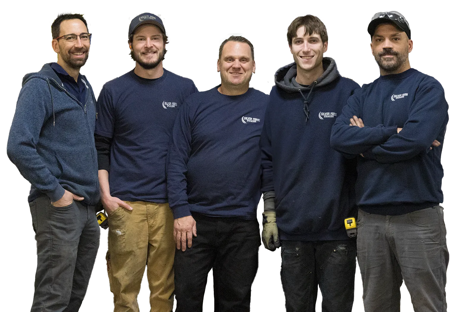 Group photo of the Silver Fern Stainless team