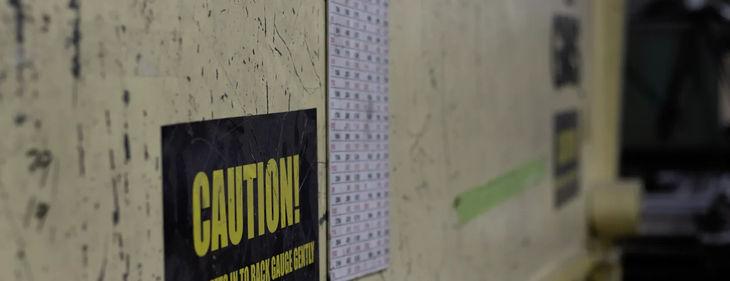 Large heavily used machine in the Silver Fern Stainless warehouse